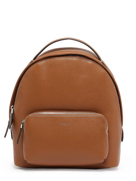 Leather Sophie Women's Backpack Le tanneur Brown sophie TSOP1712