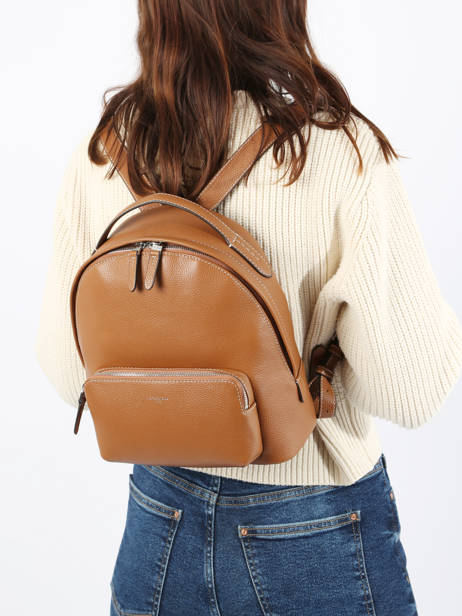 Leather Sophie Women's Backpack Le tanneur Brown sophie TSOP1712 other view 1