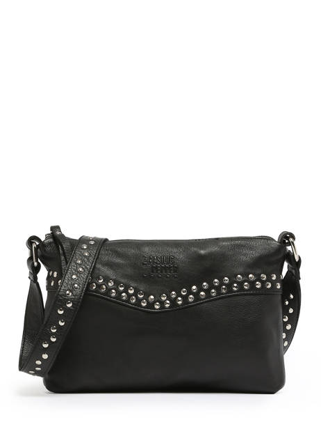 Sac Bandoulière Glam Cuir Basilic pepper Noir glam BGLA68