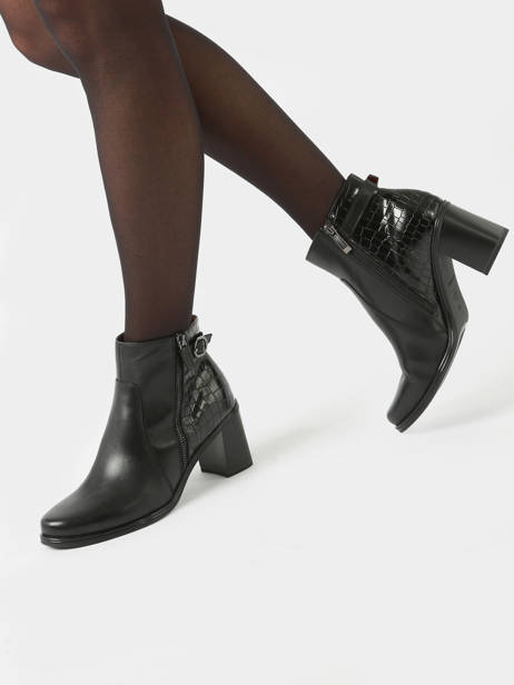 Heeled Boots In Leather Tamaris Black women 41 other view 2