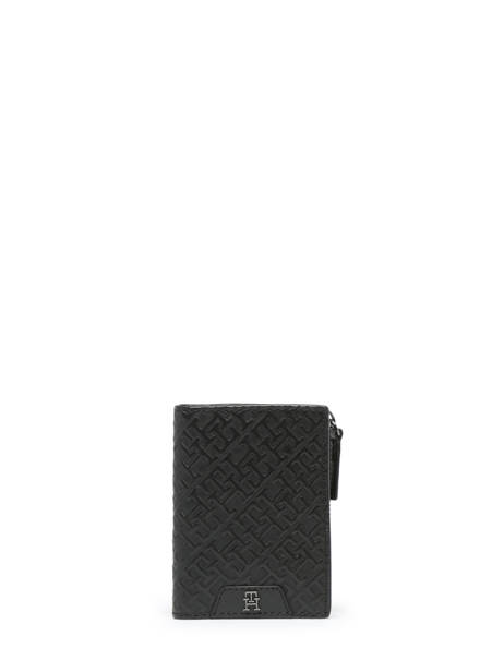 Wallet Leather Tommy hilfiger Black monogram AM11933