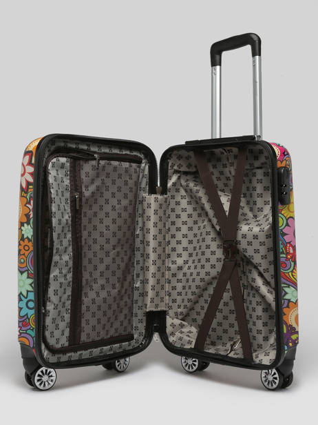 Valise Cabine Merveilles Snowball Multicolore travel 96820 vue secondaire 3