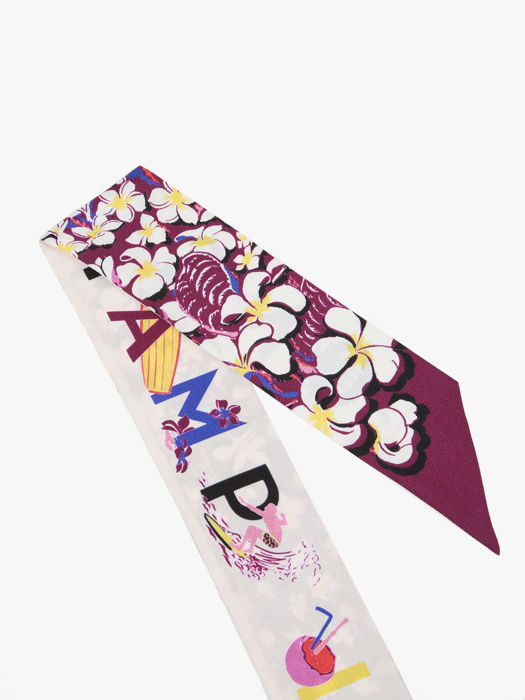 Longchamp Soie unie Scarves Violet