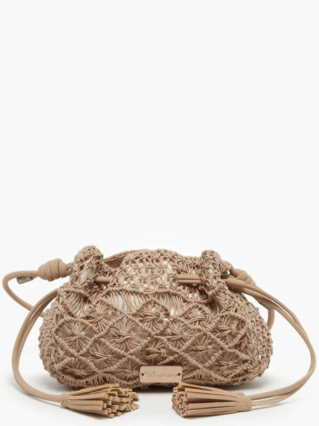 Braided Jute Tanaisie Crossbody Bag Woomen Beige tanaisie WTAN06