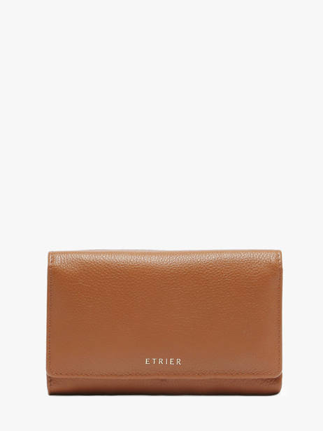 Medium Leather Tradition Wallet Etrier Brown tradition ETRA095M