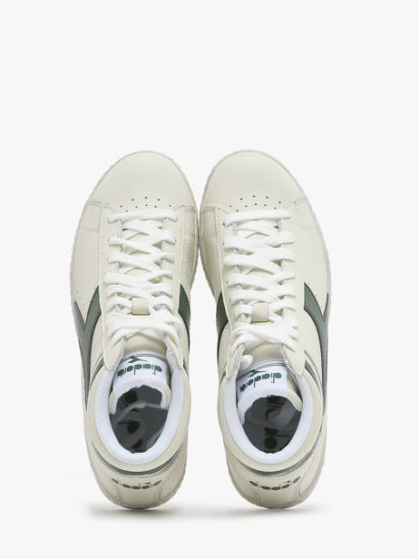 Sneakers Game L Hi Waxed In Leather Diadora White unisex 178300 other view 3