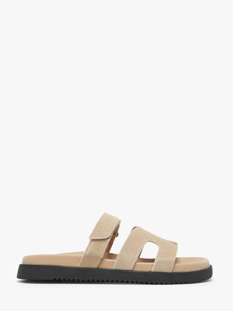 Mules Missile En Cuir Steve madden Beige accessoires 11003028