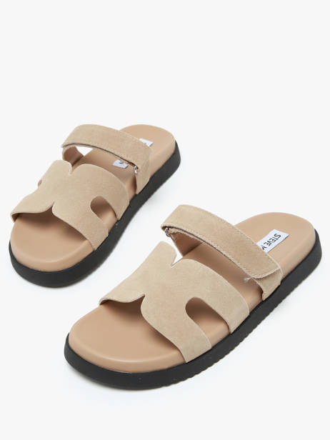 Mules Missile En Cuir Steve madden Beige accessoires 11003028 vue secondaire 3