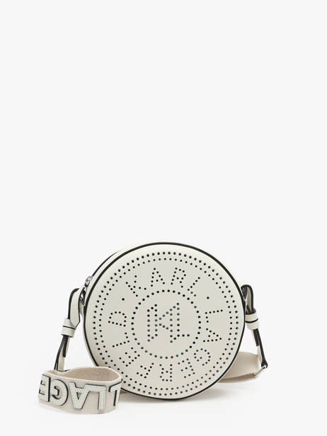 Crossbody Bag K Circle Leather Karl lagerfeld Beige k circle 231W3054