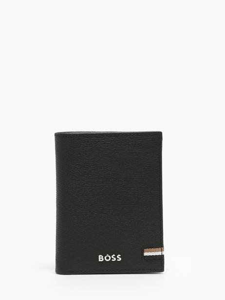 Card Holder Leather Hugo boss Black iconic HLE421A