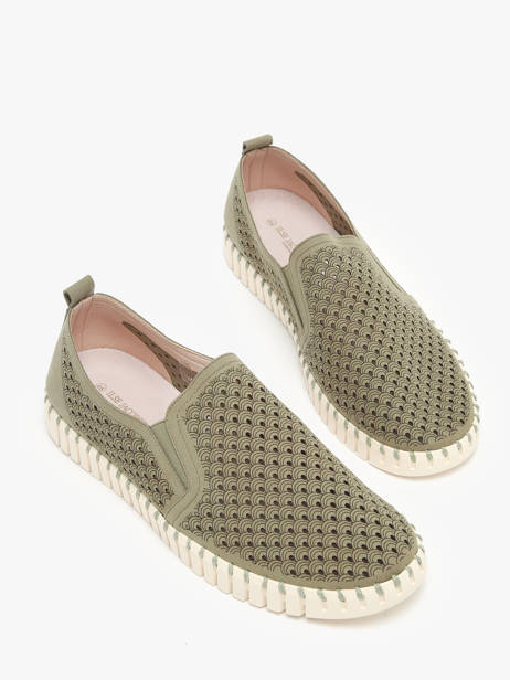Mocassins Ilse jacobsen Vert men TULIP140 vue secondaire 1