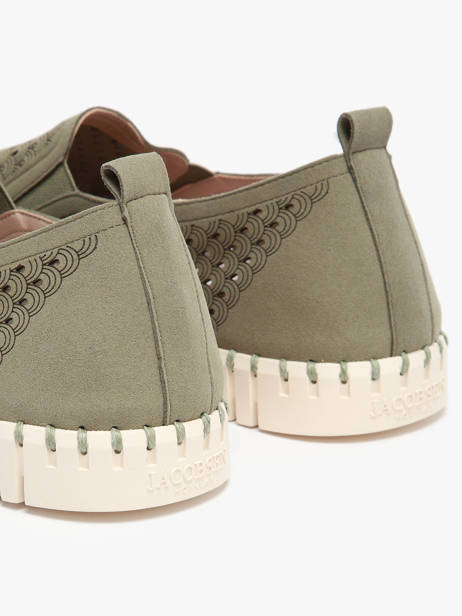 Mocassins Ilse jacobsen Vert men TULIP140 vue secondaire 2