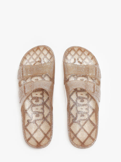 Flip Flops Anjo Glitter Cacatoes Beige women ANJOGLIT other view 3