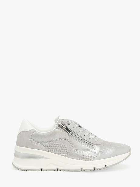 Sneakers En Cuir Tamaris Argent women 42