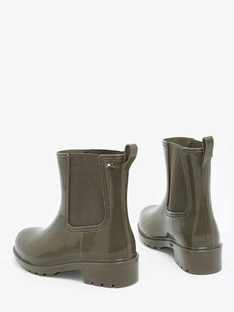 Rain Boots Tommy hilfiger Green women 8213BDS other view 3