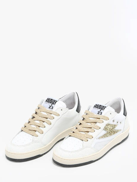 Sneakers Dany En Cuir Semerdjian Blanc accessoires DANY739 vue secondaire 2