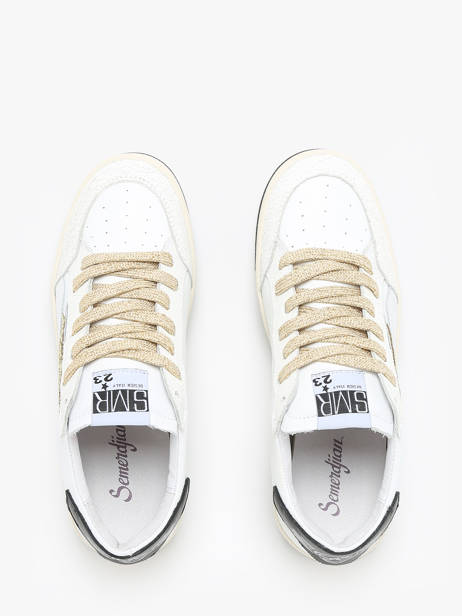 Sneakers Dany En Cuir Semerdjian Blanc accessoires DANY739 vue secondaire 4