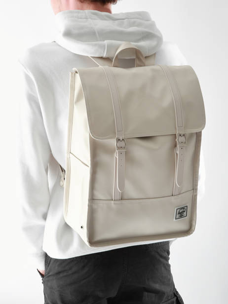 1 Compartment Backpack Herschel Beige weather resistant 10999 other view 1