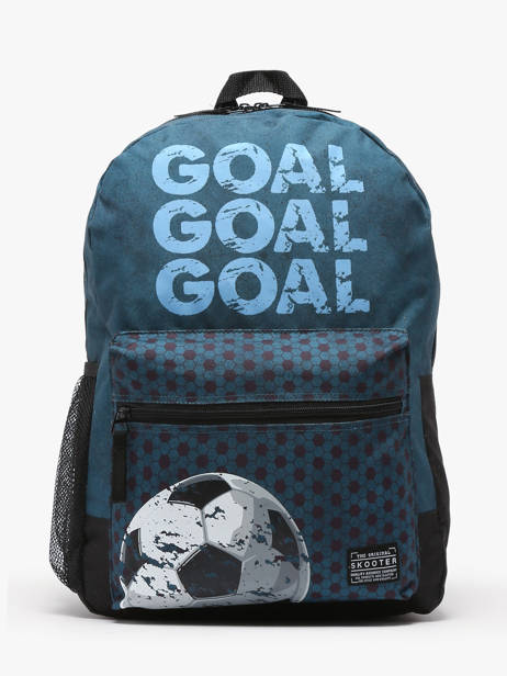 2-compartment Backpack Skooter Blue soccer squad 4461