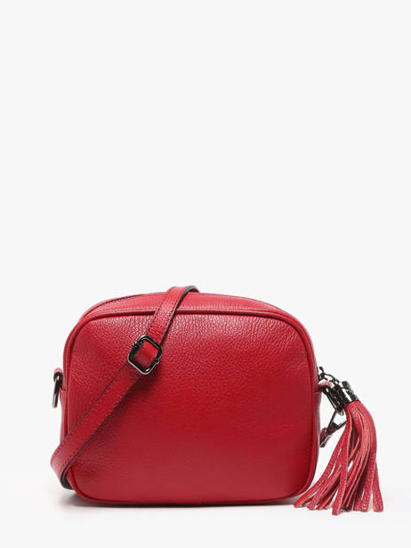 Crossbody Bag Caviar Leather Milano Red caviar CA2006N other view 4