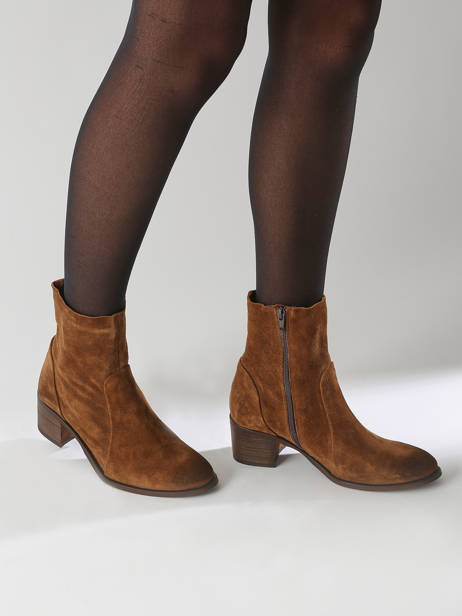 Heeled Boots Alias Trevor In Leather Aliwell Brown women ALIAS other view 1