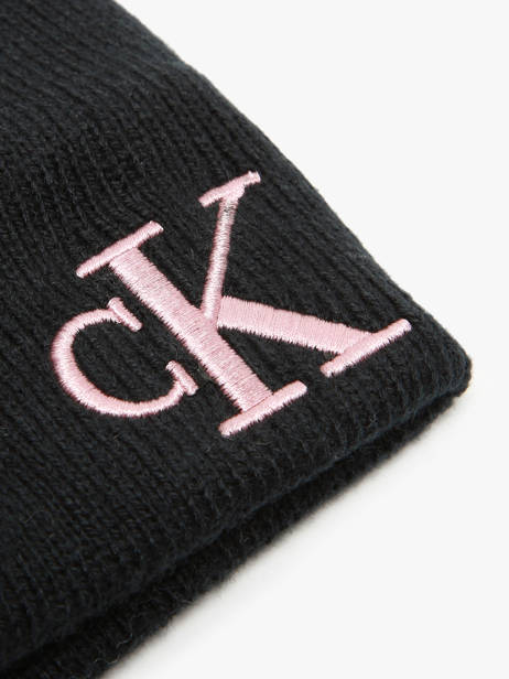 Beanie Calvin klein jeans Black monogram embro K612658 other view 1