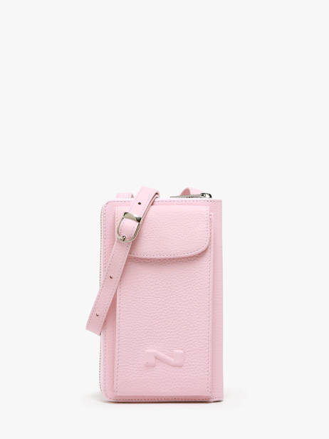 Leather Pocket Phone Pouch Nathan baume Pink n city 3