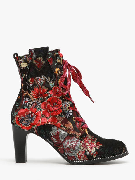 Heeled Boots In Leather Laura vita Multicolor women 5521