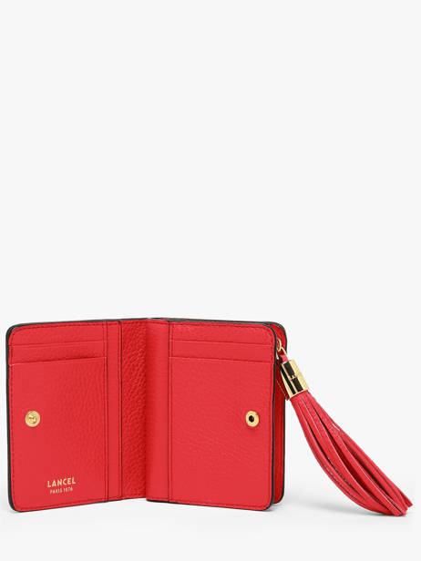 Compact Leather Premier Flirt Wallet Lancel Red premier flirt A12800 other view 1