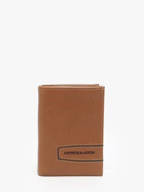 Leather Léon Wallet Arthur & aston Brown leon 799