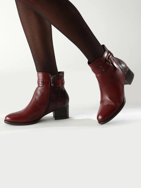 Boots In Leather Tamaris Red women 43 other view 1