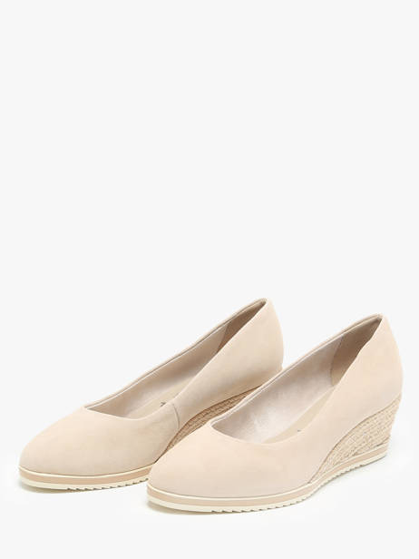 Pumps In Leather Tamaris Beige women 42 other view 2