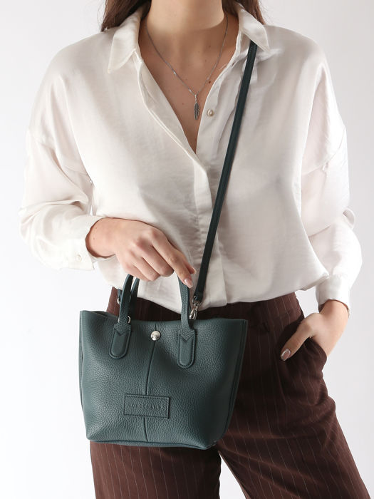 Longchamp Essential cuir Handbag Green