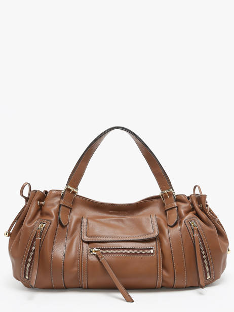 Sac Porté épaule Icone Cuir Gerard darel Marron icone DBS30410