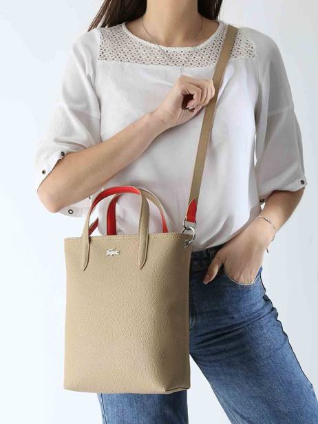 Crossbody Bag Anna Lacoste Beige anna NF4929AA other view 1