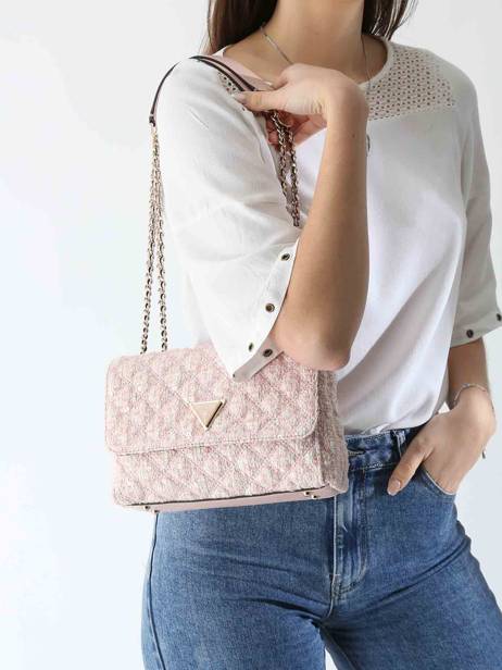 Shoulder Bag Tiberia Guess Pink tiberia PP874820 other view 1