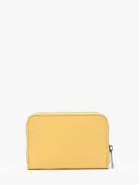 Caviar Leather Wallet Milano Yellow caviar CA19043 other view 2