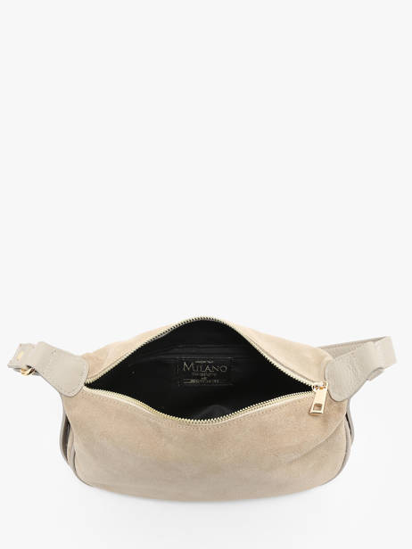 Ccrossbody Shoulder Bag Velvet Caviar Leather Milano Beige velvet caviar VC24113 other view 3