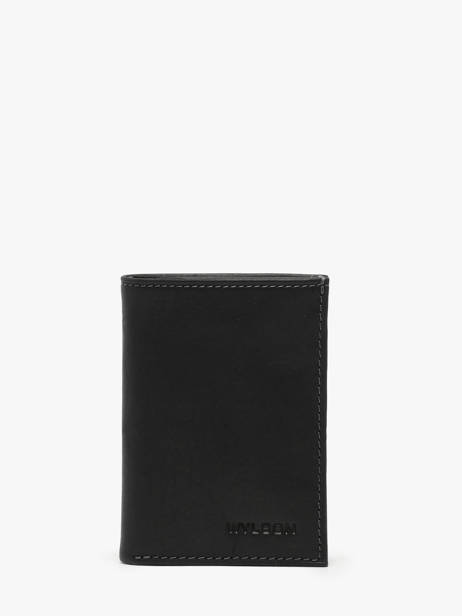 Card Holder Leather Wylson Black rio W8190-4