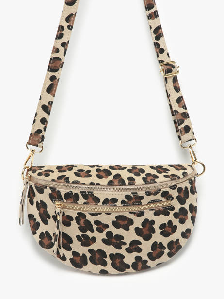 Leather Velvet Leopardo Belt Bag Milano Multicolor velvet leopardo VL24091 other view 2