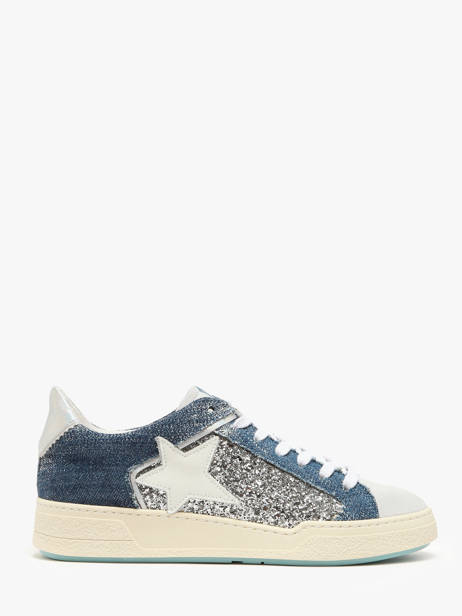 Sneakers In Leather Semerdjian Blue women DUCKB723