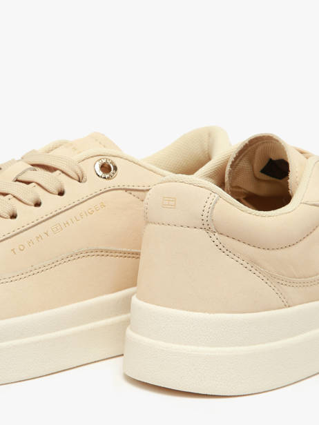 Sneakers In Leather Tommy hilfiger Beige women 8462ACJ other view 3