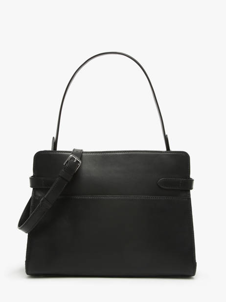 Shoulder Bag Emie Leather Le tanneur Black emie TEMI1670