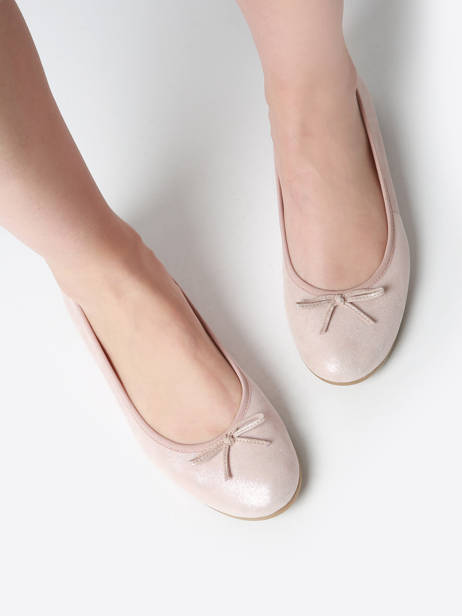 Ballerinas In Leather Tamaris Pink women 41 other view 1