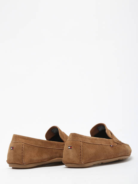 Moccasins In Leather Tommy hilfiger Beige men 4998GVQ other view 2