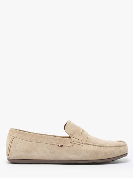 Moccasins In Leather Tommy hilfiger Beige men 49980F7