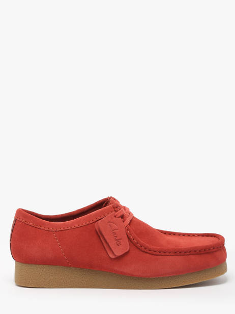 Derby Shoes Clarks Red men 26180921