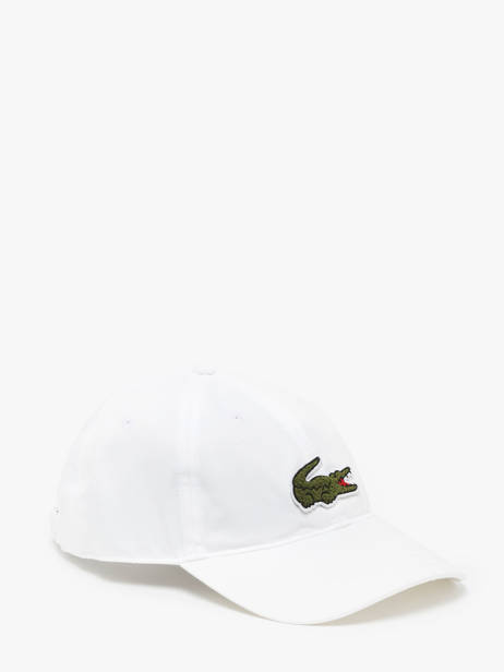 Cap Lacoste White accessoires RK318600 other view 1