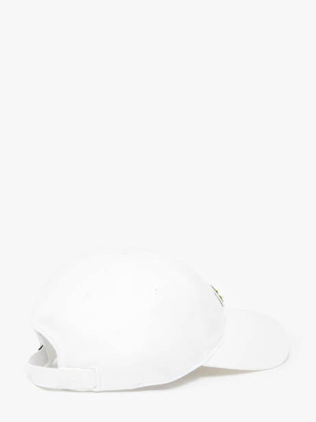 Cap Lacoste White accessoires RK318600 other view 2