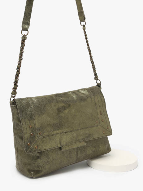 Shoulder Bag Felizia Leather Pieces Green felizia 17116819 other view 2